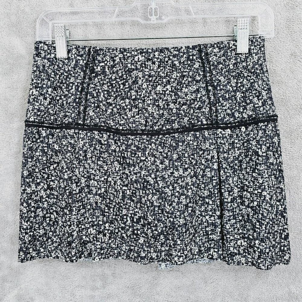 Lululemon Lost In Pace Skirt Skort 4 Black White Grey Active Pickleball Stretchy